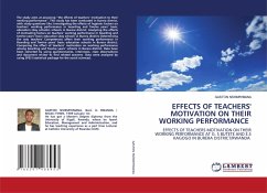 EFFECTS OF TEACHERS' MOTIVATION ON THEIR WORKING PERFORMANCE - NSHIMIYIMANA, GASTON