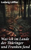 Was ich im Lande der Thüringer und Franken fand (eBook, ePUB)