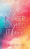 We Never Called It Love (eBook, ePUB) We Never Called It Love (eBook, ePUB)