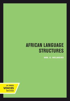 African Language Structures - Welmers, Wm. E.