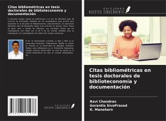 Citas bibliométricas en tesis doctorales de biblioteconomía y documentación - Chandran, Ravi; SivaPrasad, Gorantla; Manoharn, K.