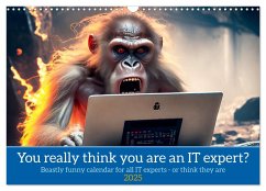 You really think you are an IT expert (Wall Calendar 2025 DIN A3 landscape), CALVENDO 12 Month Wall Calendar