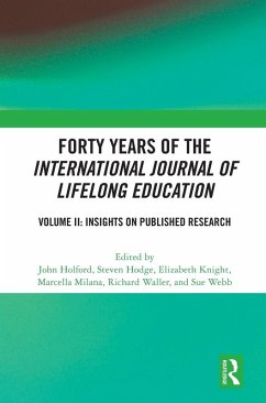 Cover Forty Years of the International Journal of Lifelong Education, Volume II