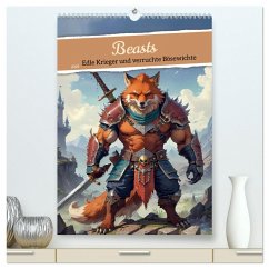 Beasts - Edle Krieger und verruchte Bösewichte (hochwertiger Premium Wandkalender 2025 DIN A2 hoch), Kunstdruck in Hochglanz - Calvendo;pixs:sell