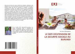 LE DEFI D'EXTENSION DE LA SECURITE SOCIALE AU BURUNDI - BAKANIBONA, Jean Bosco