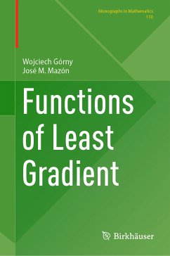 Functions of Least Gradient (eBook, PDF) - Górny, Wojciech; Mazón, José M.