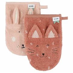 Waschhandschuh 2-Pack - Mrs. Cat - Mrs. Rabbit