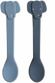 Silikon Löffel 2-Pack - Mrs. Elephant Silikon Löffel 2-Pack - Mrs. Elephant