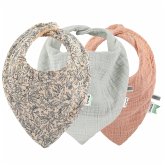 Bandana Lätzchen 3-Pack Mix - Lovely Leaves Bandana Lätzchen 3-Pack Mix - Lovely Leaves