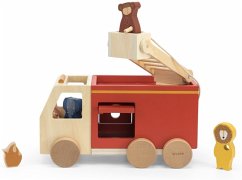 Cover Feuerwehrauto Aus Holz