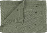 Strickdecke - 75x100cm - Olive Strickdecke - 75x100cm - Olive