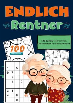 Cover Endlich Rentner- Sudoku Geschenkbuch