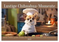 Lustige Chihuahua-Momente (Wandkalender 2025 DIN A2 quer), CALVENDO Monatskalender