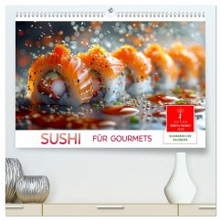 Sushi für Gourmets (hochwertiger Premium Wandkalender 2025 DIN A2 quer), Kunstdruck in Hochglanz - Calvendo;Roder, Peter