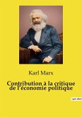 Contribution à la critique de l¿économie politique