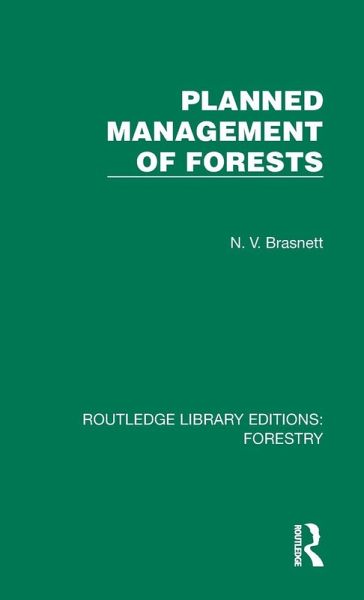 Planned Management of Forests Planned Management of Forests