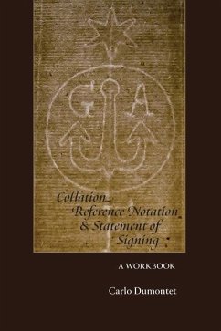 Collation, Reference Notation, & Statement of Signing - Dumontet, Carlo