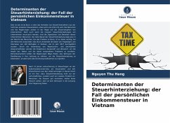 Determinanten der Steuerhinterziehung: der Fall der persönlichen Einkommensteuer in Vietnam - Thu Hang, Nguyen