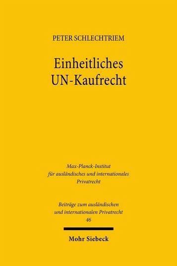 Einheitliches UN-Kaufrecht (eBook, PDF) Einheitliches UN-Kaufrecht (eBook, PDF)