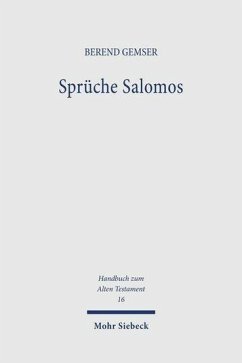 Cover Sprüche Salomos (eBook, PDF)