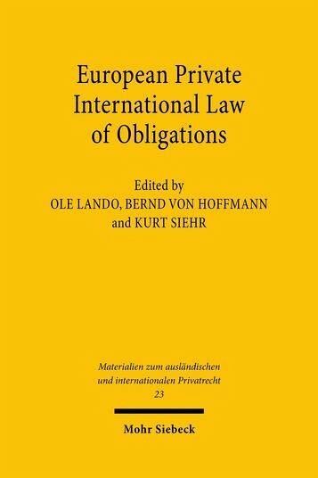 European Private International Law of Obligations (eBook, PDF)