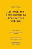 Die Vorbehalte in Übereinkommen zur Privatrechtsvereinheitlichung (eBook, PDF)