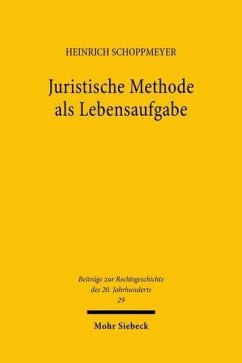 Cover Juristische Methode als Lebensaufgabe (eBook, PDF)