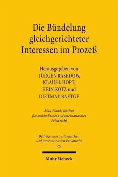 Cover Die Bündelung gleichgerichteter Interessen im Prozeß (eBook, PDF)