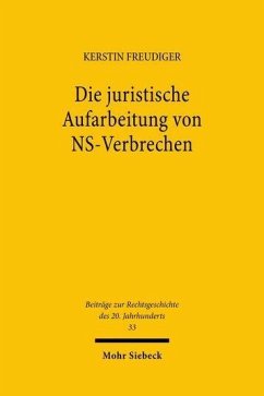 Cover Die juristische Aufarbeitung von NS-Verbrechen (eBook, PDF)