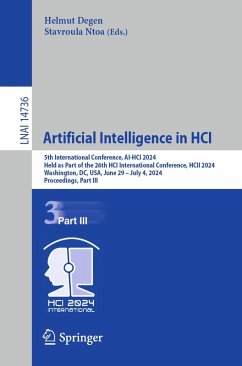 Artificial Intelligence in HCI (eBook, PDF)