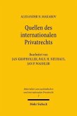 Quellen des internationalen Privatrechts (eBook, PDF)