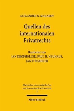 Cover Quellen des internationalen Privatrechts (eBook, PDF)