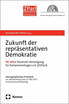 Cover Zukunft der repräsentativen Demokratie (eBook, PDF)