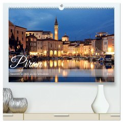 Piran - Slowenische Perle an der Adriaküste (hochwertiger Premium Wandkalender 2025 DIN A2 quer), Kunstdruck in Hochglanz