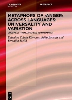 Cover Metaphors of ANGER across Languages: Universality and Variation / Metaphors of ANGER across Languages 8.2
