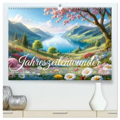 Jahreszeitenwunder: Ein Jahr in Bildern (hochwertiger Premium Wandkalender 2025 DIN A2 quer), Kunstdruck in Hochglanz