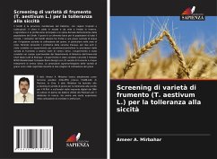Screening di varietà di frumento (T. aestivum L.) per la tolleranza alla siccità - Mirbahar, Ameer A.
