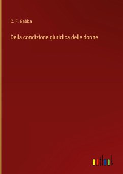 Della condizione giuridica delle donne