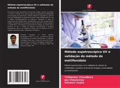 Método espetroscópico UV e validação do método do metilfenidato - Choudhury, Tirthankar;Chaurasiya, Jay;Gupta, Ashwani