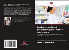 Service professionnel pharmaceutique: Formation pour la santé - Acuña Elvira, Nerea