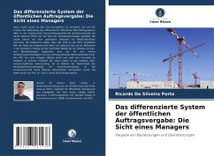 Das differenzierte System der öffentlichen Auftragsvergabe: Die Sicht eines Managers - da Silveira Porto, Ricardo