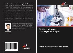 Sintesi di nuovi analoghi di Capac - Izatullaev, Sarvar Abdumonnonovich