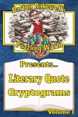 Barton Rakewell's Puzzling World Presents Literary Quote Cryptograms