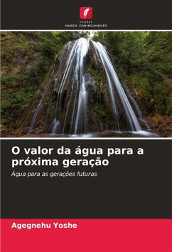 Cover O valor da água para a próxima geração