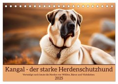 Kangal - der starke Herdenschutzhund (Tischkalender 2025 DIN A5 quer), CALVENDO Monatskalender