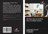 METODOLOGIA DI RICERCA PER LE SCIENZE SOCIALI