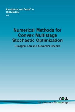 Numerical Methods for Convex Multistage Stochastic Optimization