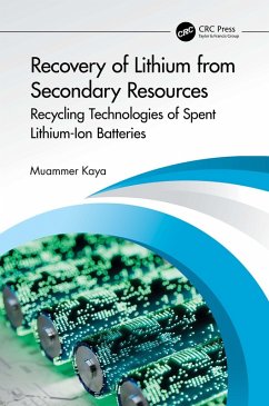 Recovery of Lithium from Secondary Resources (eBook, ePUB) - Kaya, Muammer