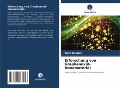 Erforschung von Graphenoxid-Nanomaterial - Gautam, Rajni