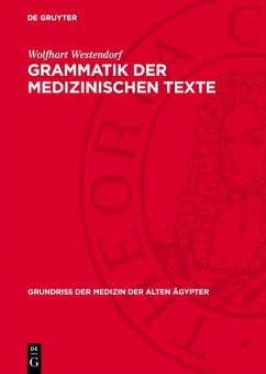Cover Grammatik der medizinischen Texte (eBook, PDF)